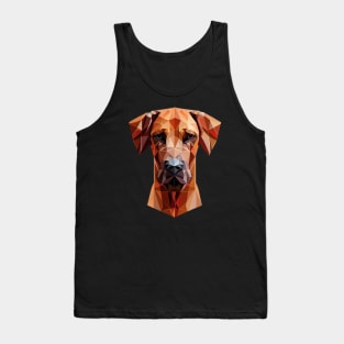 Geometric Rhodesian Ridgeback Shirt Tank Top